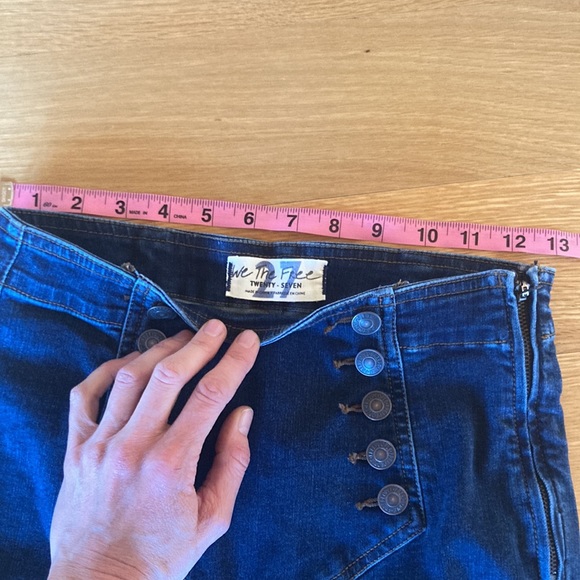 We the free denim high rise size 27 - Picture 2 of 7